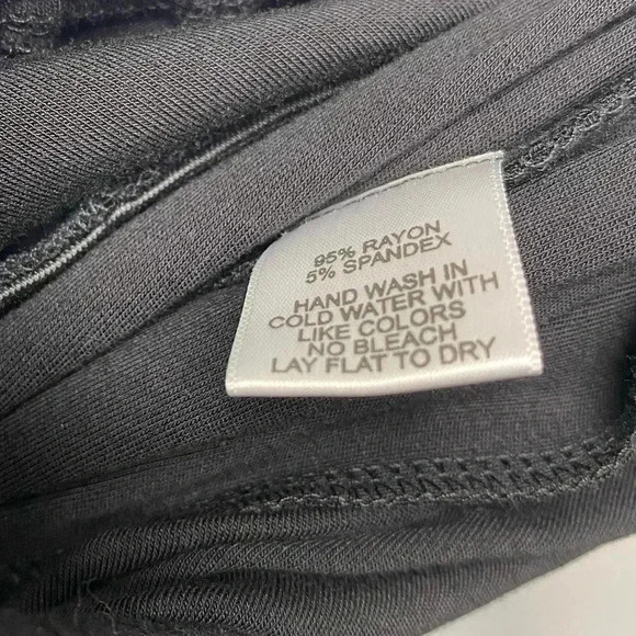 NWT Gibson Black Off Shoulder Slit Back Wide-leg Jumpsuit - Picture 9 of 10